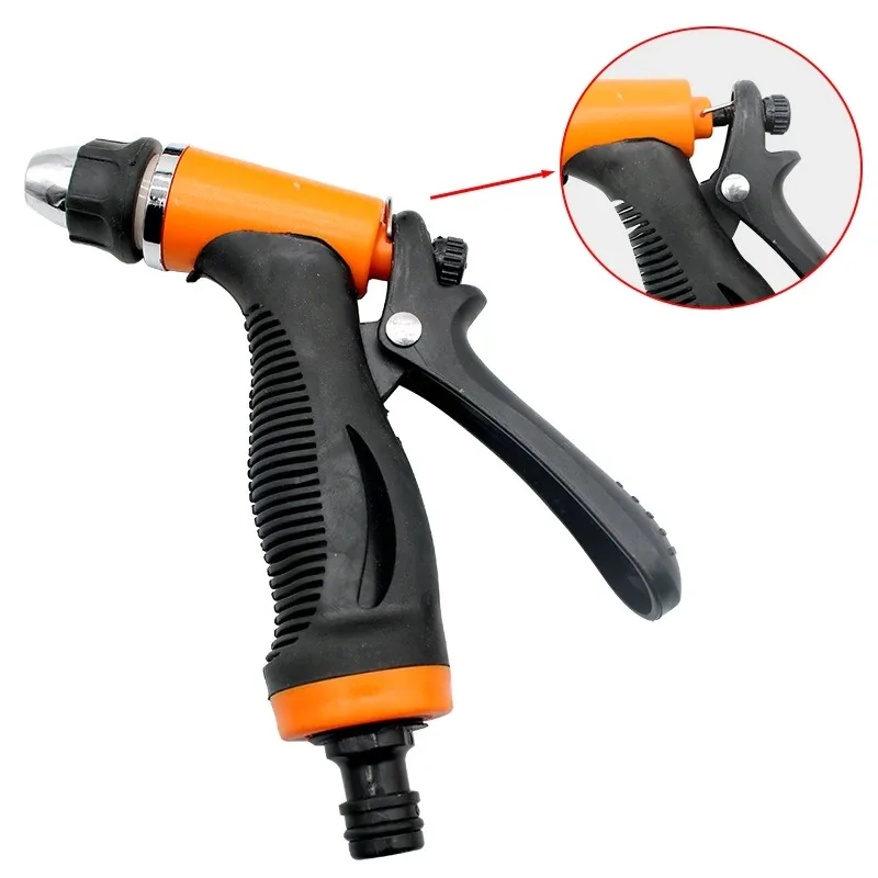 Car Water Gun 12V Cleaning Gun Pump High Pressure Car Washing Care Portable Electric Cleaning Car Equipment Water Gun Set