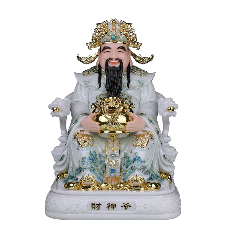 The Buddha statue of the God of Wealth