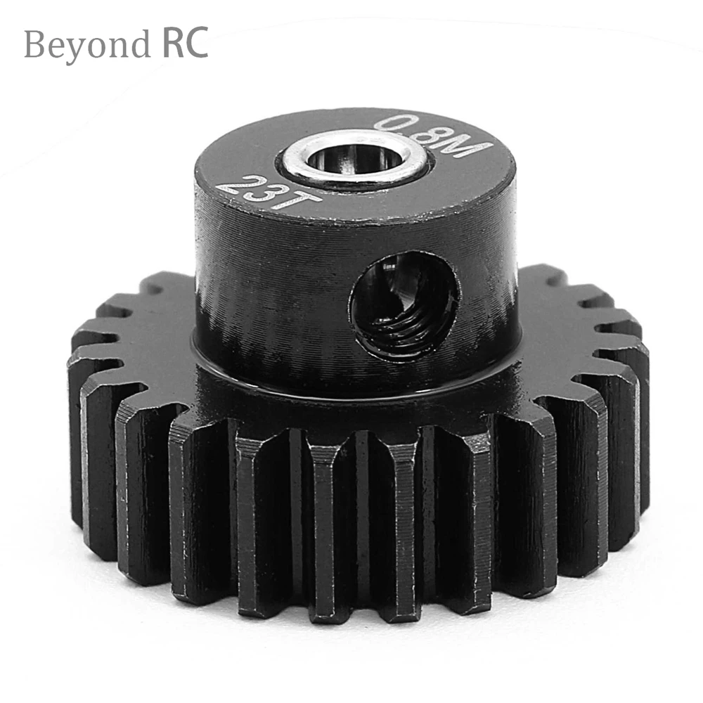 1 개 금속 강철 피니언 기어 0.8 모듈 32p 5mm ID 32p 5mm 모터 기어 11T-35T SCX10 TRX4 사쿠라 D5 등용 1/10 1/8 모델 자동차