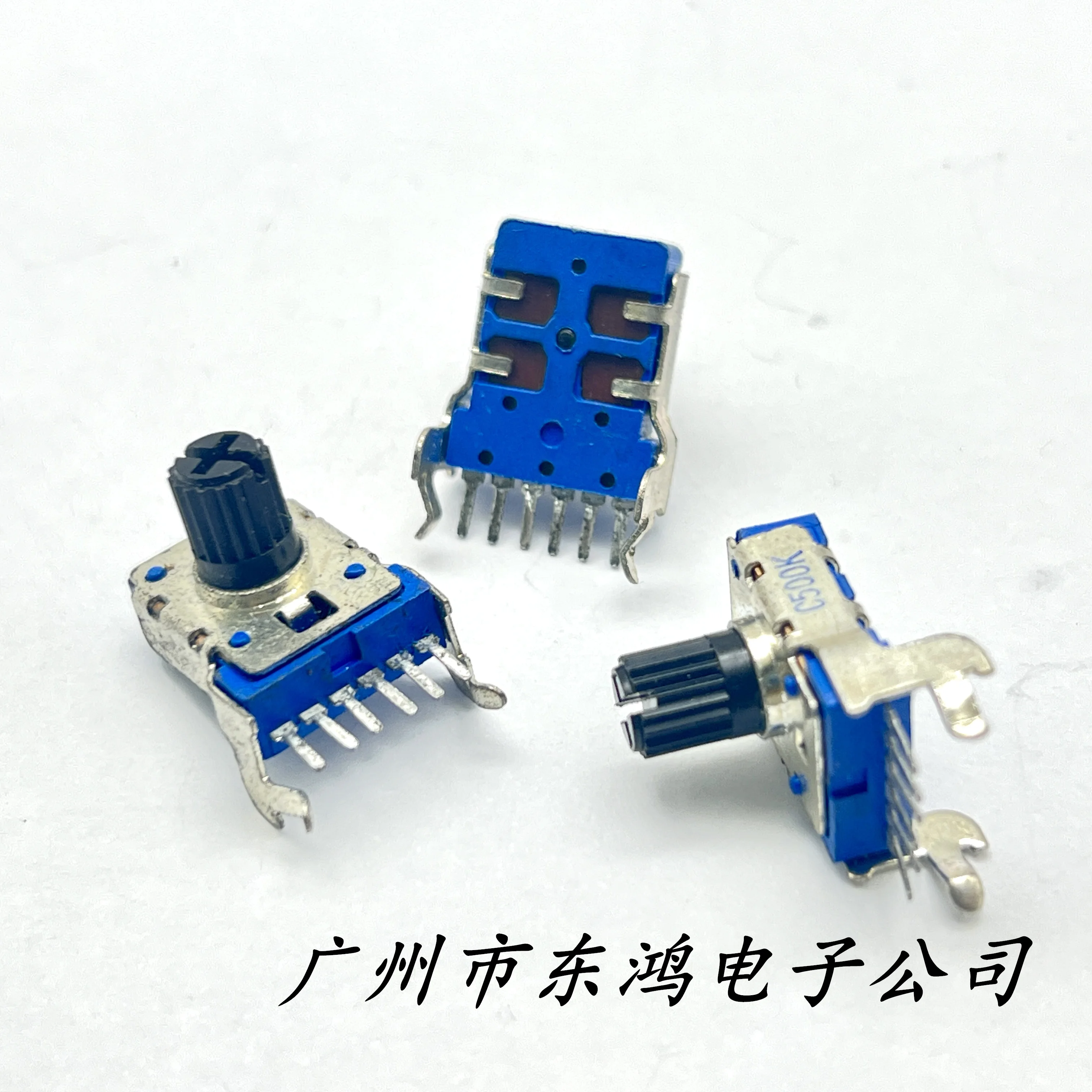 2 pcs RK12 rotary potentiometer B50K B200K C500K with bracket shaft length of 8mm