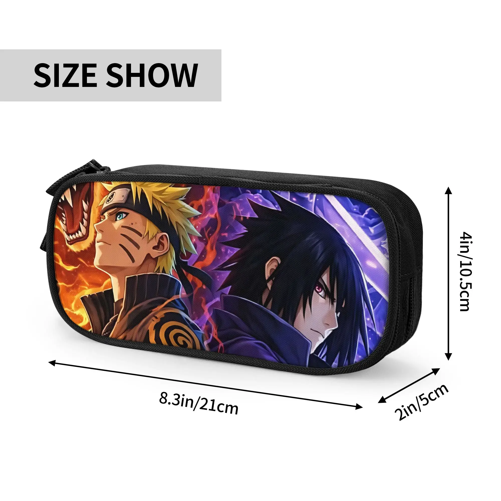 Custom Naruto anime comic Large Capacity Bags for Child  Handheld Study Bag for Boys Gilrs Kids