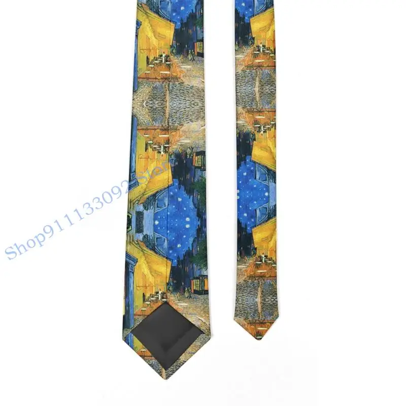 

H9ED Масляный художественный галстук, современная ширина 8 см, легкая ткань, 13 дизайнов на выбор
