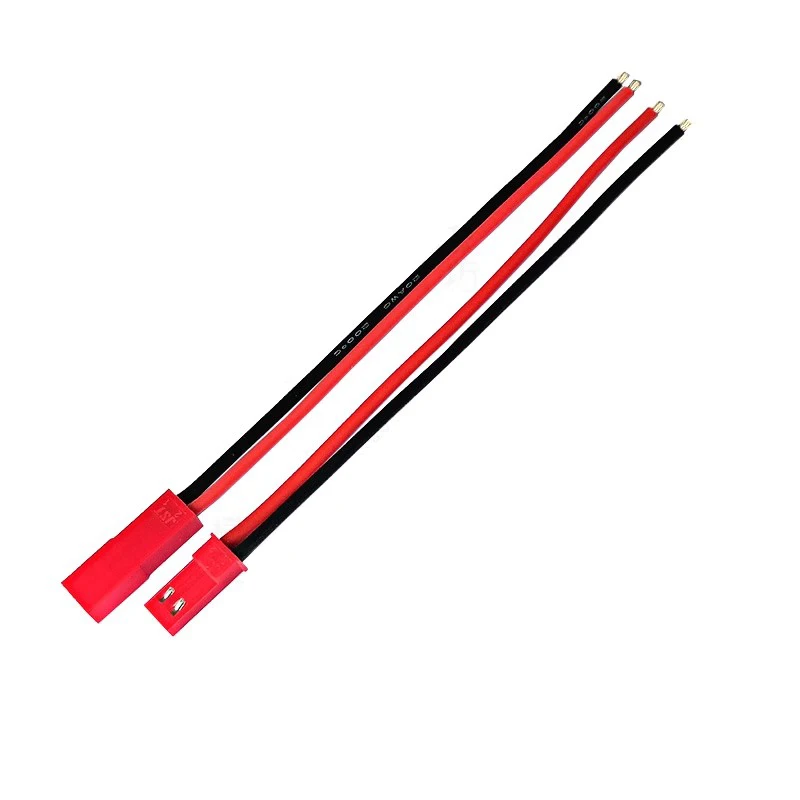 JST 2 Pin Connector Plug Lead wire AWG 18 10CM For RC Lipo Battery Discharge ESC BEC Board line