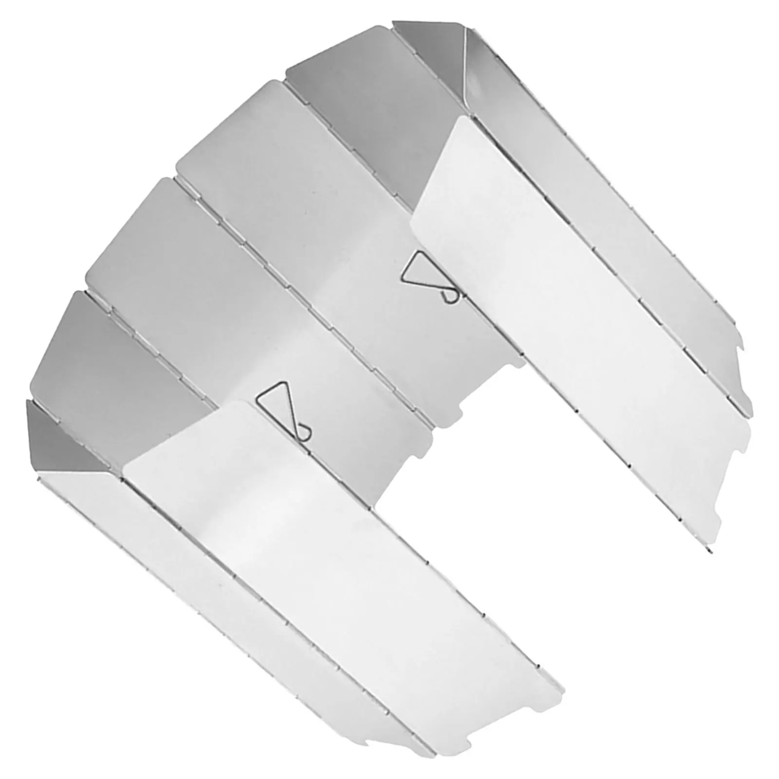

Folding Stove Windscreen for Camping 9 Piece Aluminum Wind Shield Outdoor Cooking BBQ Equipment Windprooof Stove Screens