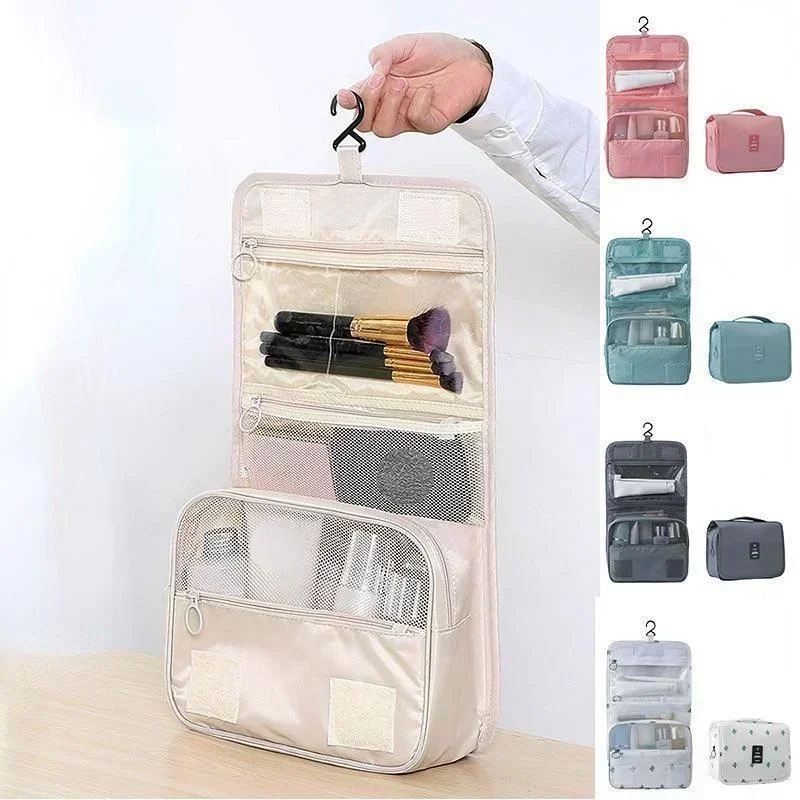 Makeup Bag Travel Cosmetic Toiletries Organizer Waterproof Storage Household Portable High Quality High-capacity Wash Pouch