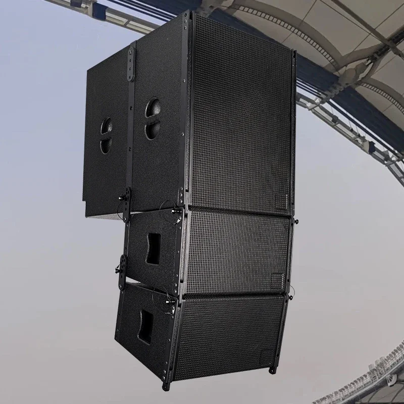 

Профессиональная акустическая система Line Array с двумя 10-дюймовыми динамиками, сабвуфером, для сцены и вечеринок, пассивные колонки Line Array от производителя
