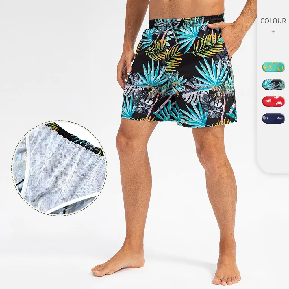 

Men‘s Surf & Hot Spring Shorts: Summer Quick-Dry Design with Mesh Liner for Beach & Water Perfect for Surf, Spring & Beach