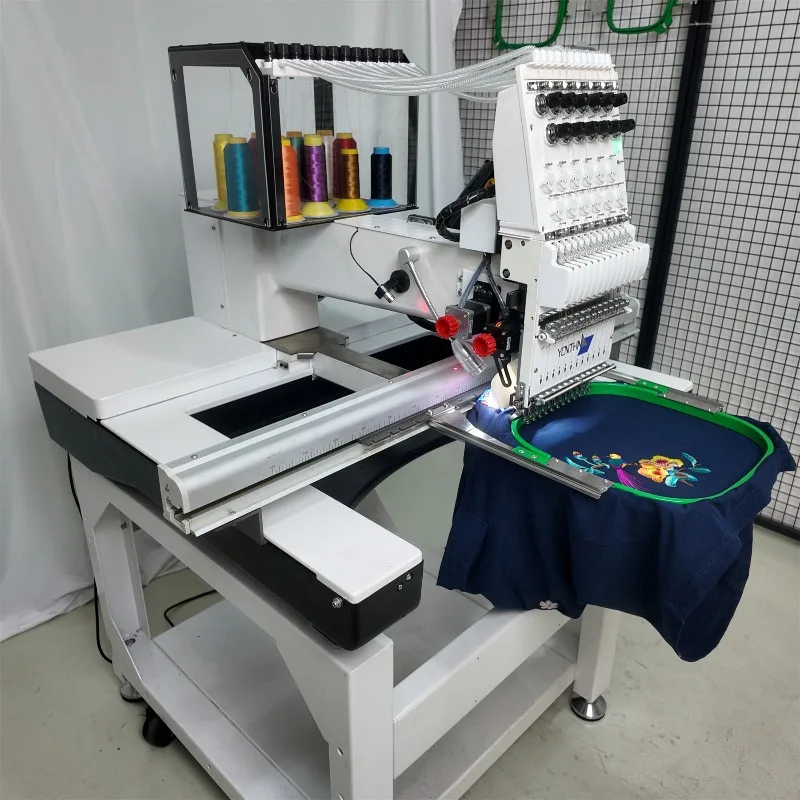 Customized Industrial Automatic 500*800mm 1501 Cap Embroidery Machine 1 Head Dahao Computerized For Clothes