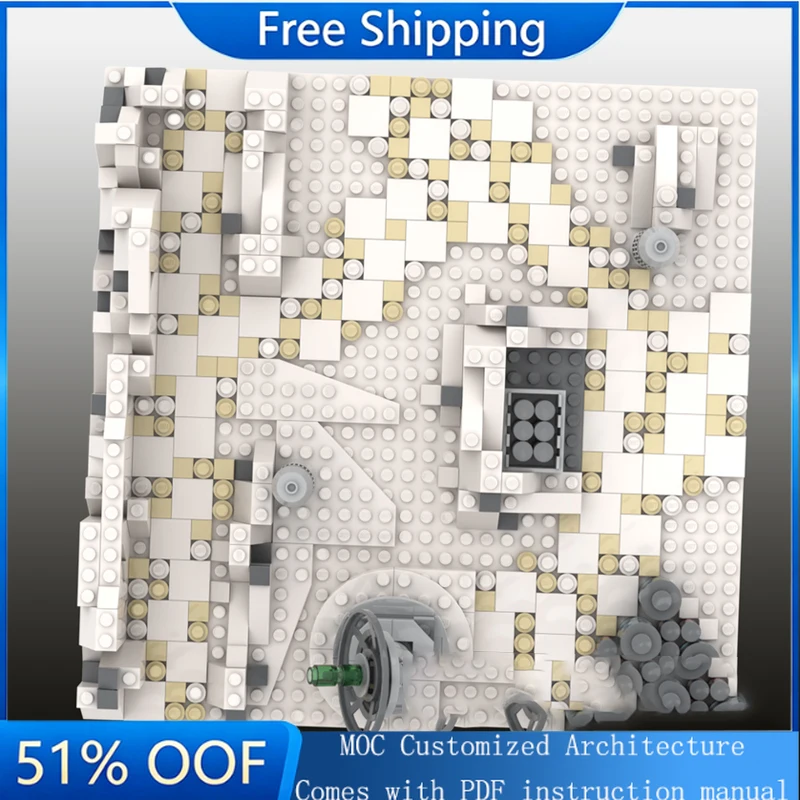 

478 PCS MOC Star Battle Communication Radar And Trenches Model Building Blocks Bricks Creative Assembly Kids Toys Birthday Gifts