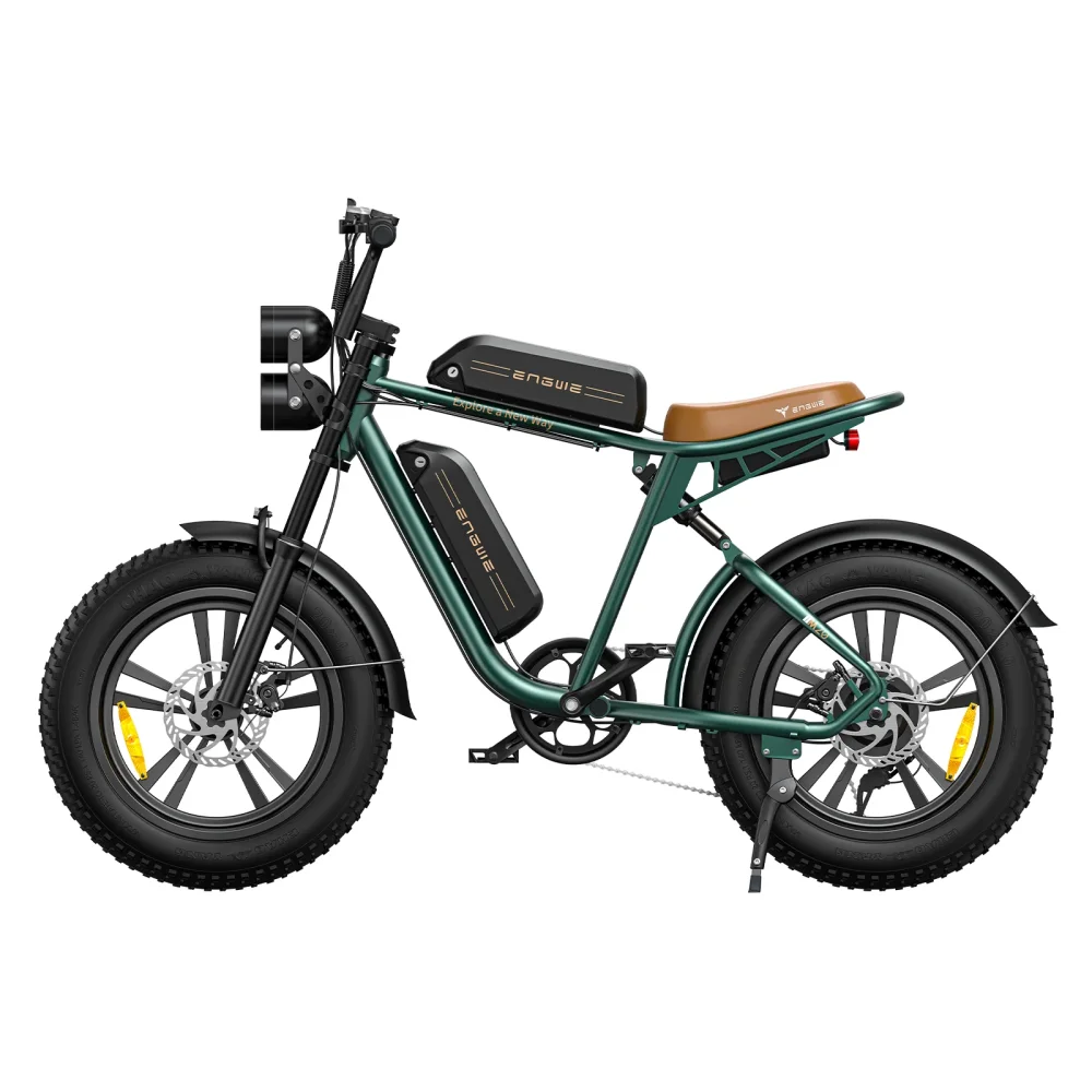 AliExpress UK Electric Bicycle ENGWE M20 Ebike 1000W 48V13-26Ah Dual Battery Dual Suspension 20*4.0 Inch Tire