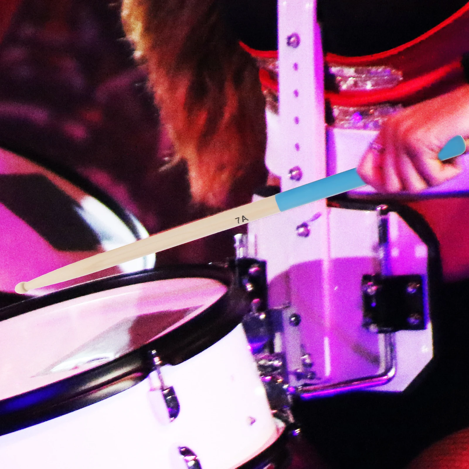 5A خشب القيقب عصي طبلة متعددة الألوان دائم لجميع الطبول الاطفال المبتدئين أداة الملحقات الخشب عصي طبلة 5A