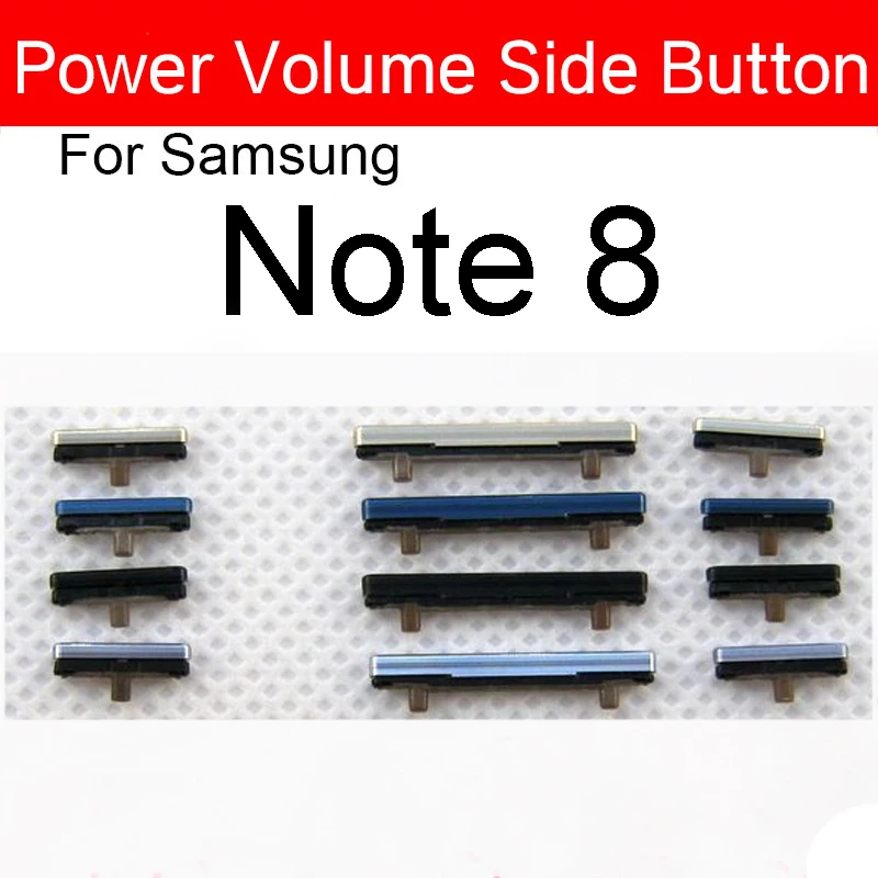 1lot(3pcs) Volume Power Button On Off Side Key Set Flex Cable For For Samsung Galaxy Note 8 N950 N950F Note 9 N960F Repair Parts