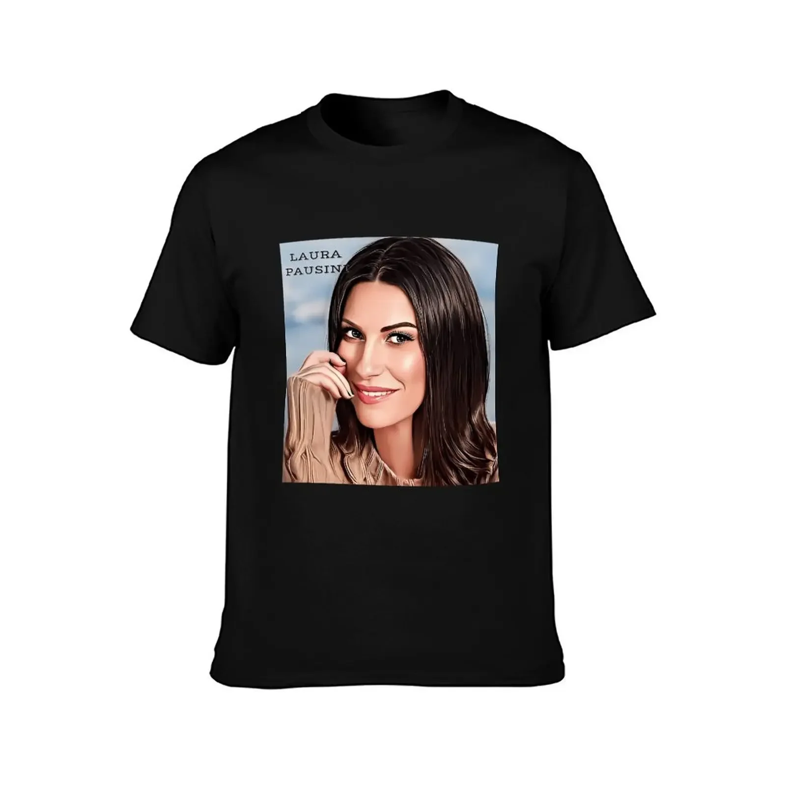 LAURA PAUSINI T-Shirt kawaii clothes new edition tees men t shirts high quality