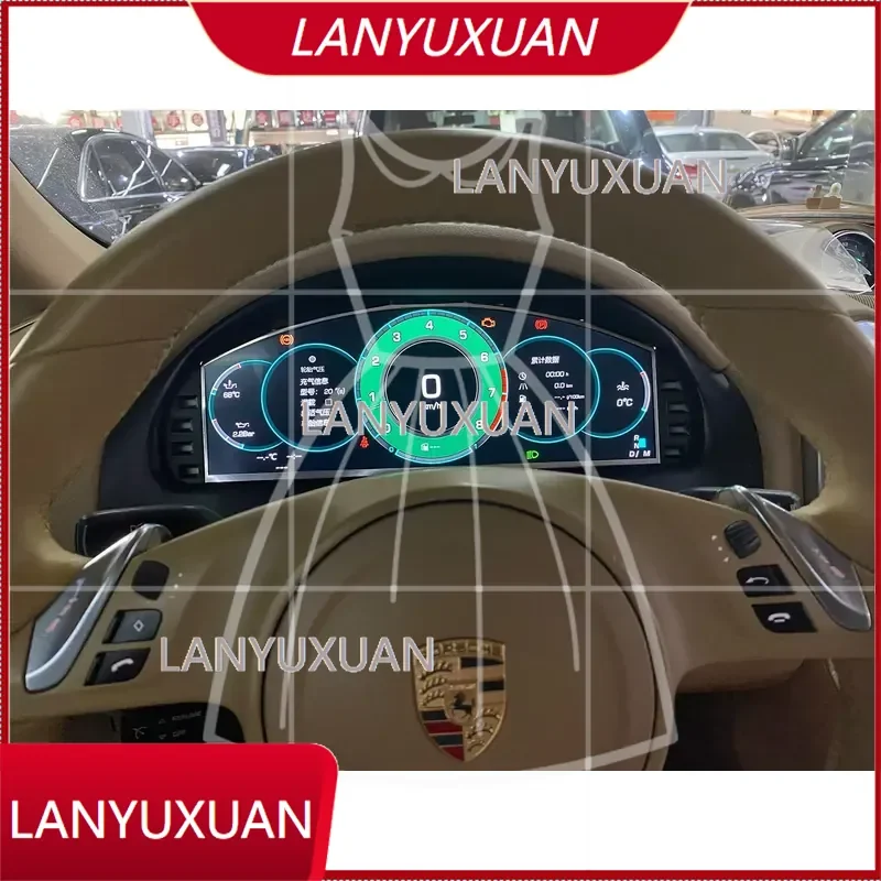 12 Inch Digital LCD Instrument Cluster Panel for Cayenne 2010 -2016 LCD Dashboard Display