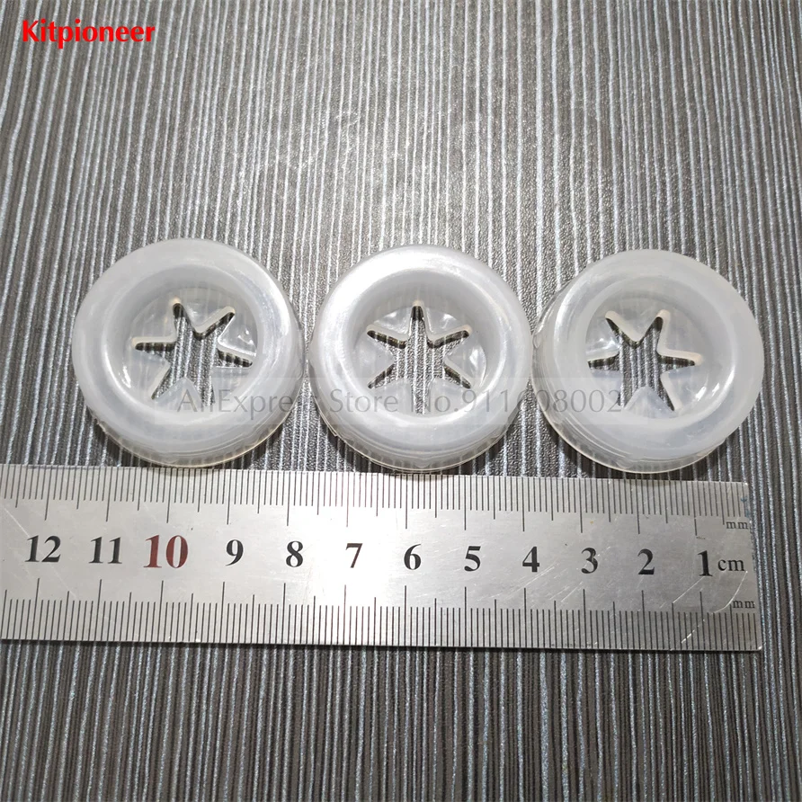 3 في 1 أغطية فوهة النمذجة الخاصة قطع الغيار فوهات القالب تركيبات صانع الآيس كريم الناعم آلات تقديم الناعمة ملحقات جديدة