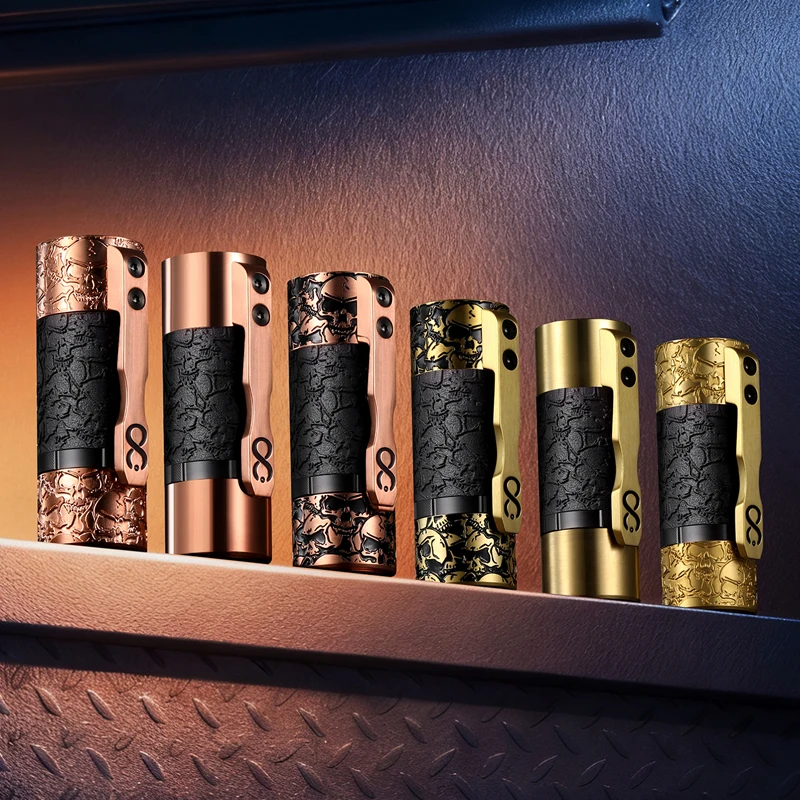 قلم Vape الأصلي ThunderCloud Hyperion V2 Mech Mod 28 مللي متر يعمل مع بطارية 18650/ 21700 مبخر ميكانيكي رائع من النحاس #2