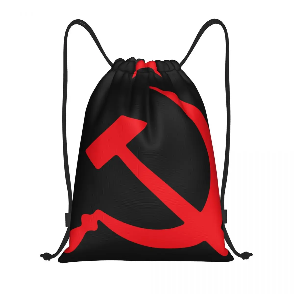 New Red CCCP Soviet Union Portable Drawstring Bags Backpack Storage Bags Outdoor Sports Traveling Gym Yoga