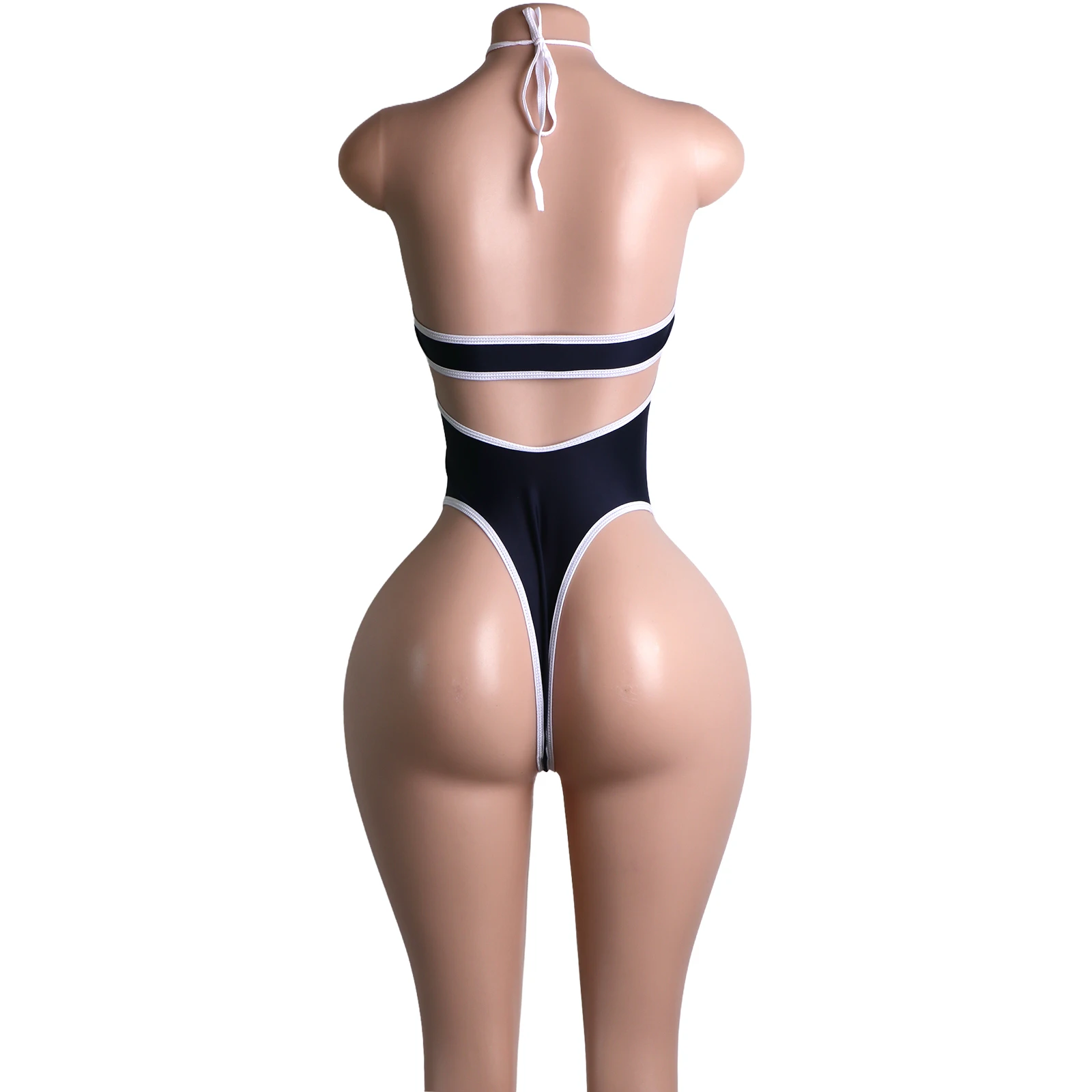 Performance Wear Women Exotic One-Piece Bodysuit Stage Club Outfits Sexy Lingerie Bra Thong Stripper Dancing Designer Apparel view 6