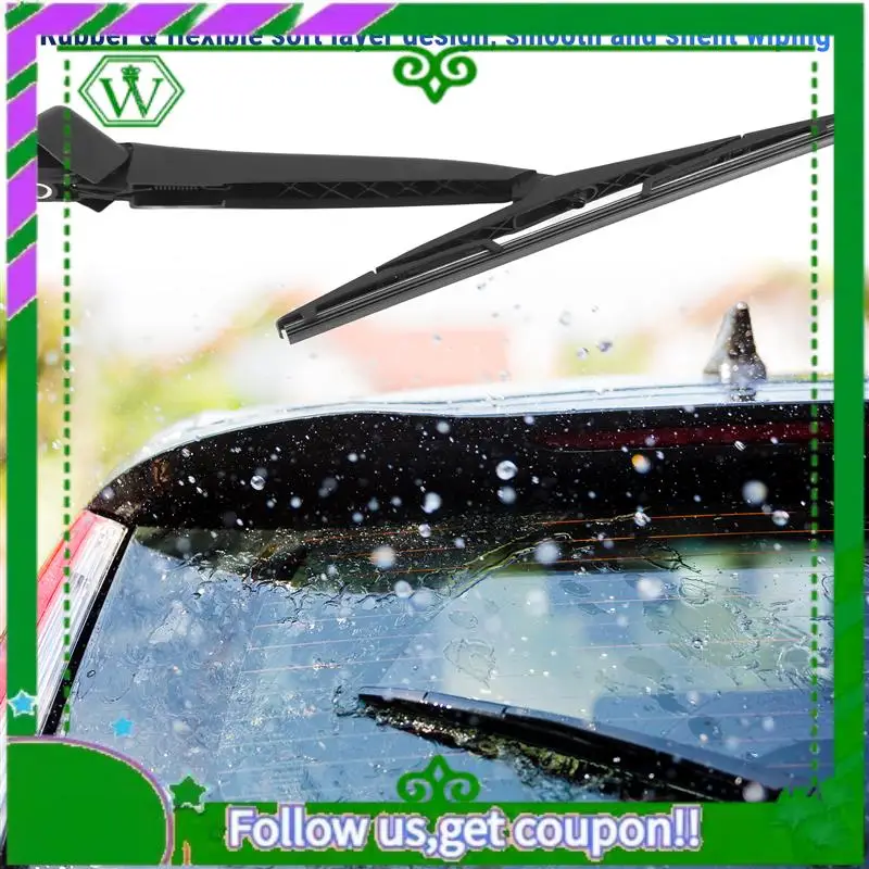 

AC34-Car Rear Windshield Windscreen Wiper Arm & Blade Set For Ford Fiesta MK6 MK7 ST150 02-08