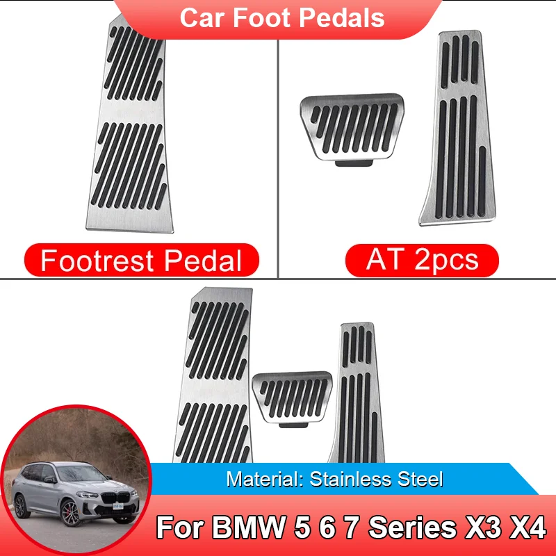 for BMW X3 X4 F25 F26 Z4 E85 E89 5 6 7 Series F07 F10 F11 F06 F12 F13 F01 F08 F03 Car Accessories Accelerator Brake Foot Pedals