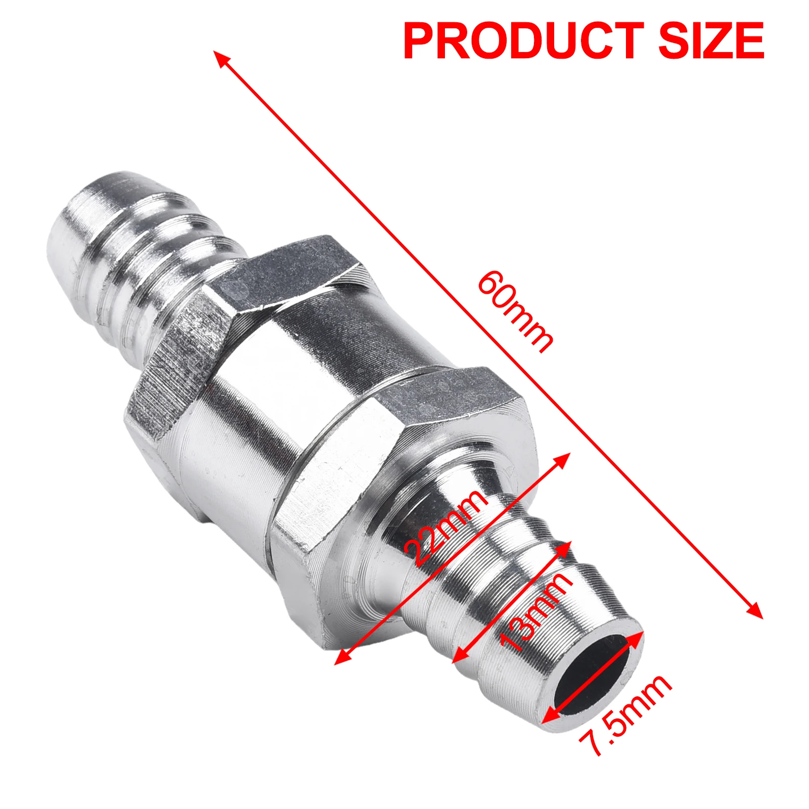 Reliable Nonreturn Valve for Fuel and Diesel Prevents Fuel Siphoning Easy Installation for Automotive and RV