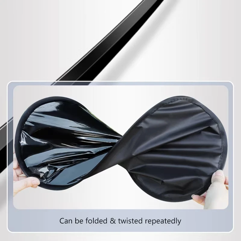 Summer Car Sun Visor Electrostatic Adsorption Car Window 4-Layer Sun Shade Curtains Anti-Glare UV-Blocker Sun Protection Cover
