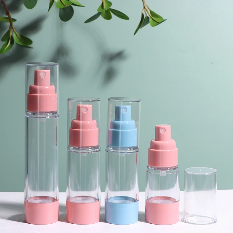 15/30/50ml Nordic Portable Vacuum Press Type Spray Bottle Travel Cosmetic Separate Refillable Bottling