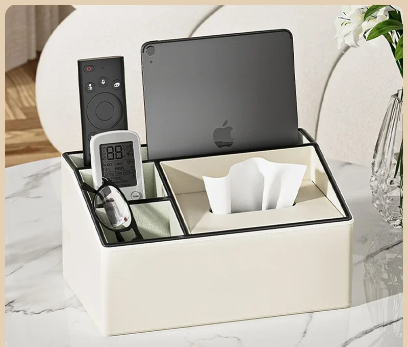 Tissue Box Wohnzimmer Couch tisch Papier box Desktop Organizer Fernbedienung Büro Multifunktions-Aufbewahrung sbox