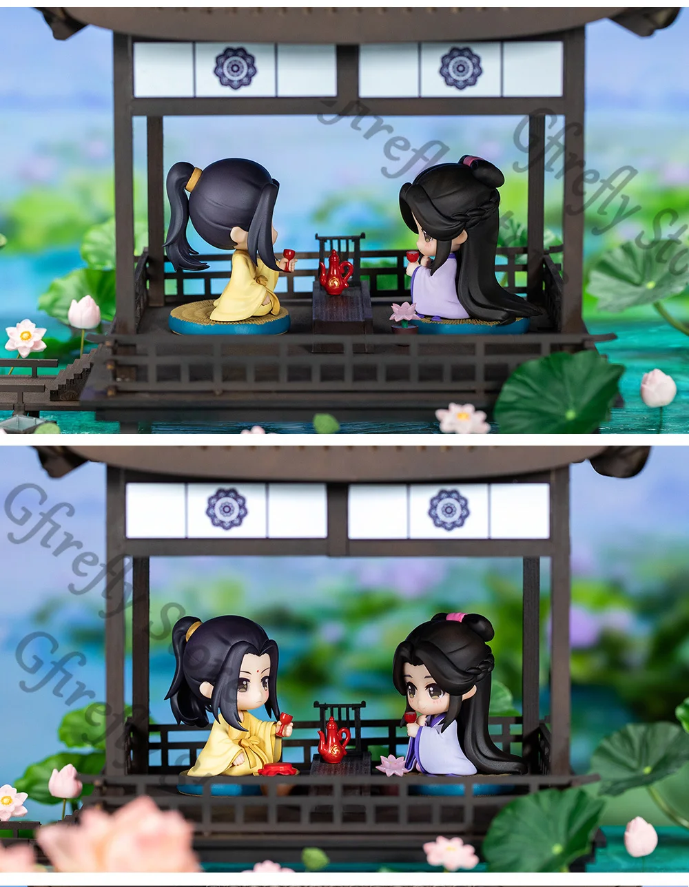 

Grandmaster of Demonic Cultivation Jiang Yanli Jin Zixuan Genuine Mascot Cosplay Adorable Action Figurine Collect Model Kit