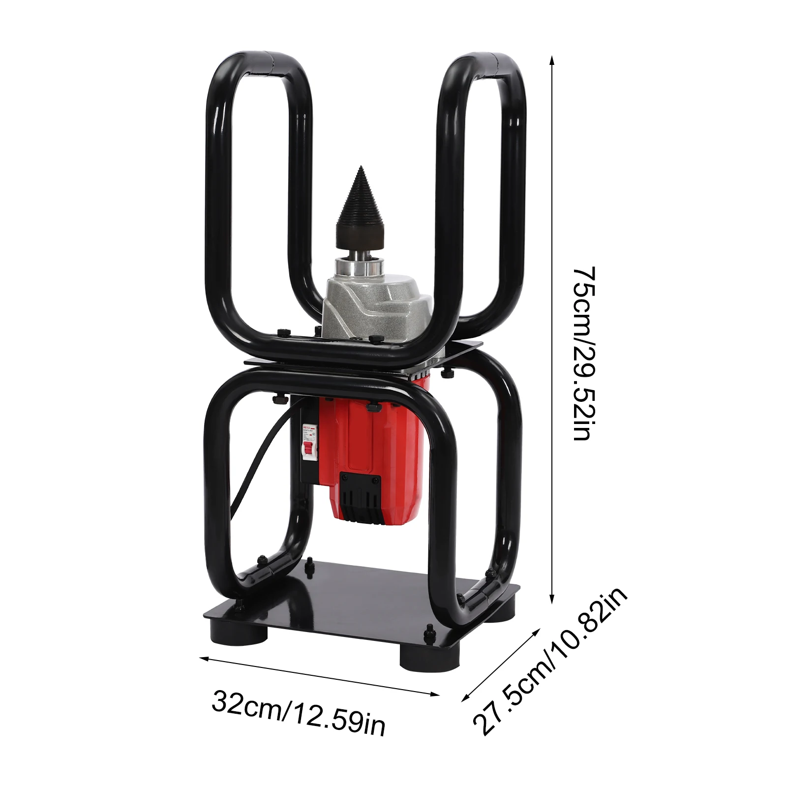 Séparateur de bois électrique 2,3 kw, Machine de séparation de bois de chauffage, séparateur de bûches, moteur en cuivre pur 450 tr/min