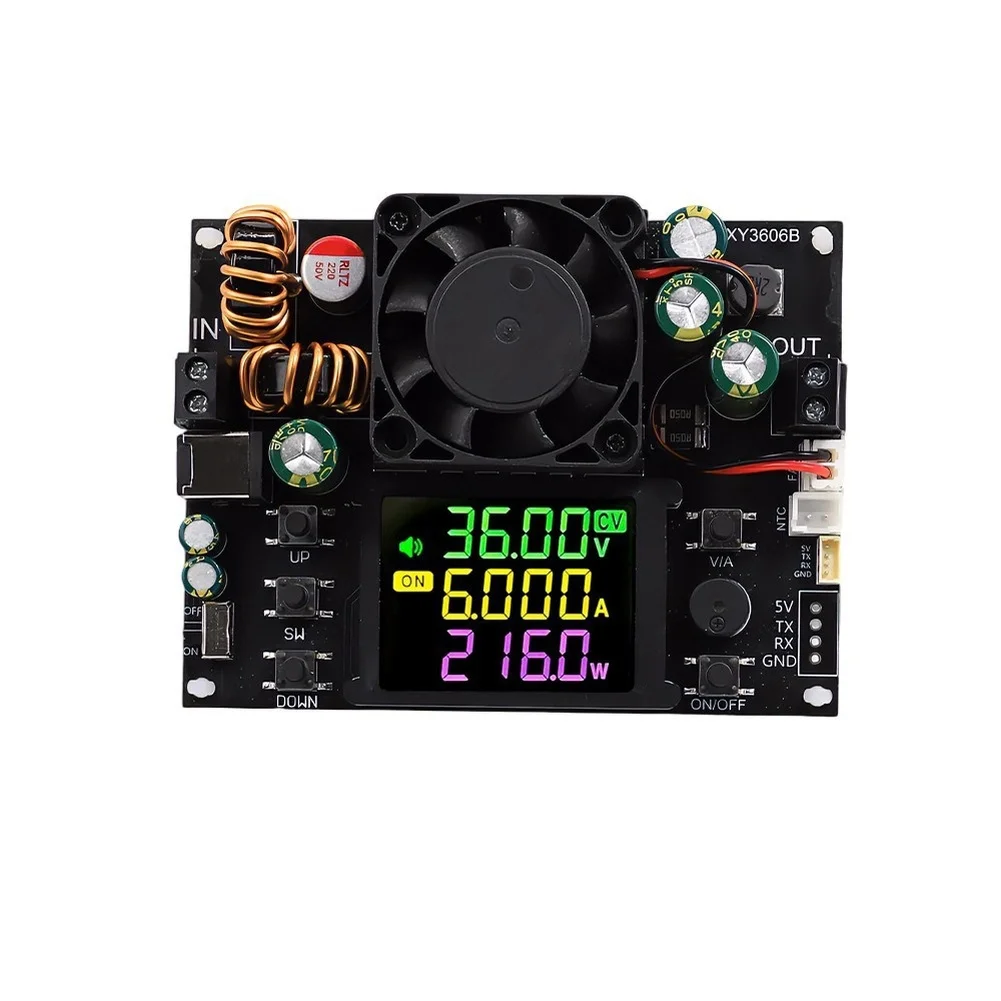 216W Adjustable DC Power Supply 0-36V for 6a Step-Up/Step-Down Regulator for CNC Systems with for mppt Solar Charging and Data