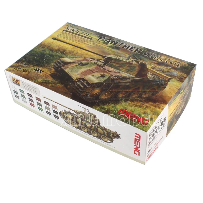 

MENG Tank Model Kit TS-035 Leopard Sd. Kfz.171 Panther Ausf. A Late production 1/35 Military Model Toy Collection Gift DIy