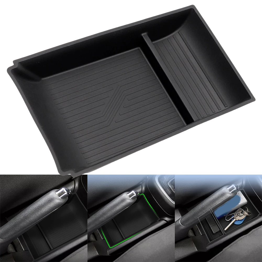 Car Center Console Tray Storage Box Silica Gel Storage Box For Suzuki Swift 2016-2024 Center Console Organizer Tray