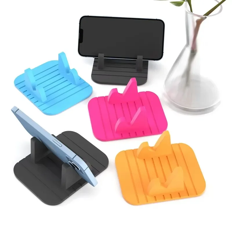 Silicone anti-slip mat car mobile phone holder multi-functional car in-car instrument panel support navigation frame mobile