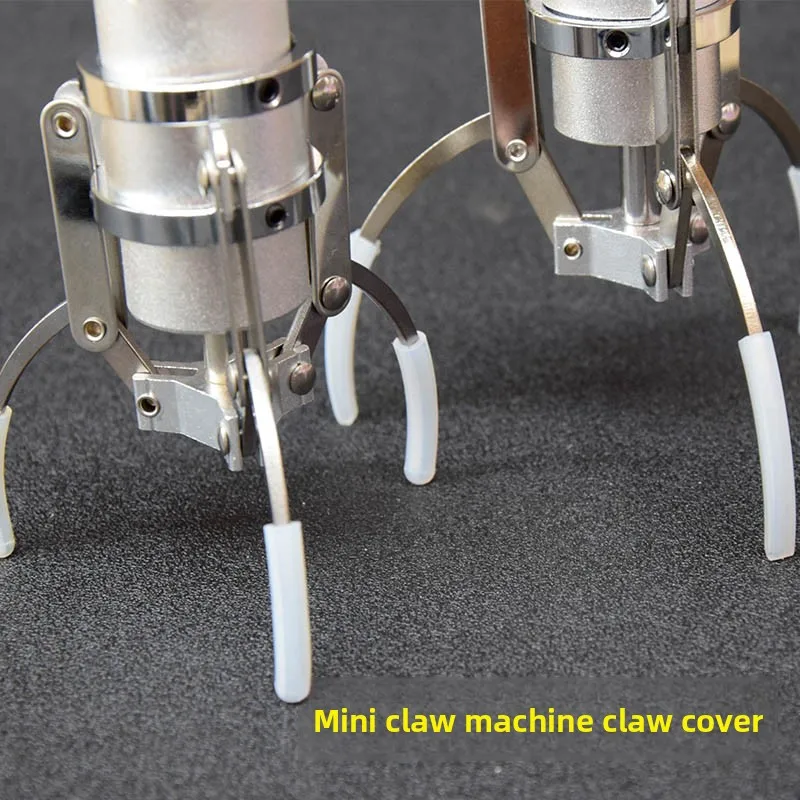 100 шт. силиконовых чехлов-накладок для когтей игровых автоматов с монетоприемником, противоскользящие, для мини-аркадных игр, эластичные рукава-накладки