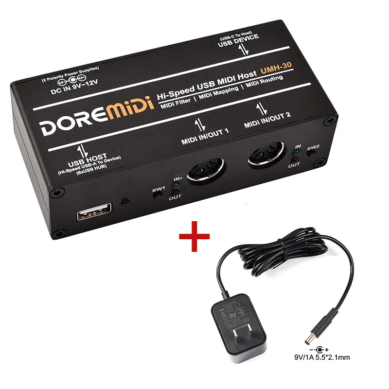 DOREMiDi High-Speed USB HOST 3G MIDI Host Box MIDI Host USB To