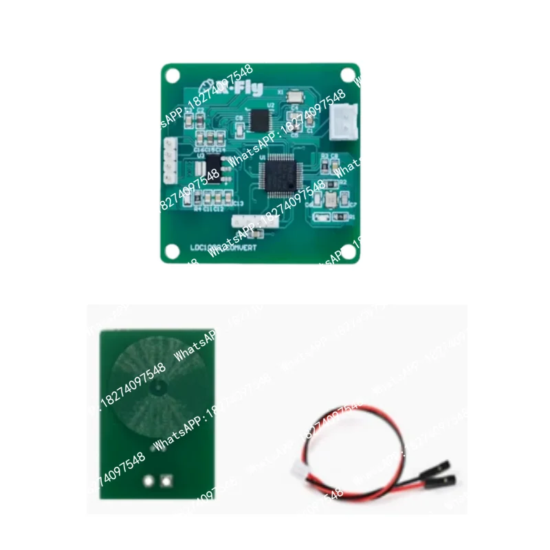 LDC1000 inductive sensor module - Serial port output - Configurable in 16-bit or string format output for distance detection