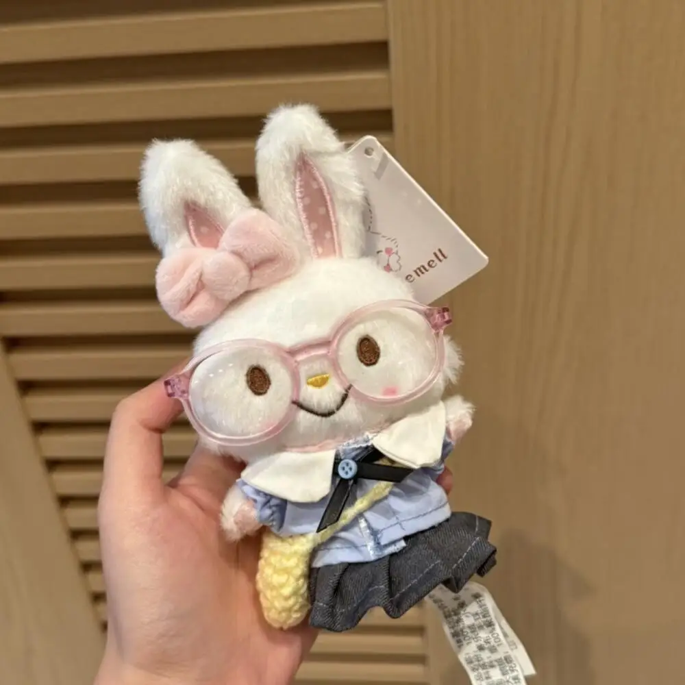 11Cm Sanrio Wish Me Mell Cross Dressing Series Soft Plush Fill Doll Keychain Decorate Backpack Hang Ornament Girl Birthday Gift