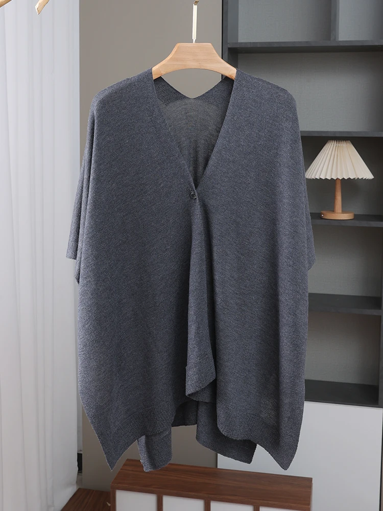 

Autumn Winter Woolen Knitted Scarf Neck Warmer Fashionable Versatile Outerwear Large Size Air Conditioned Room Cold Prevention