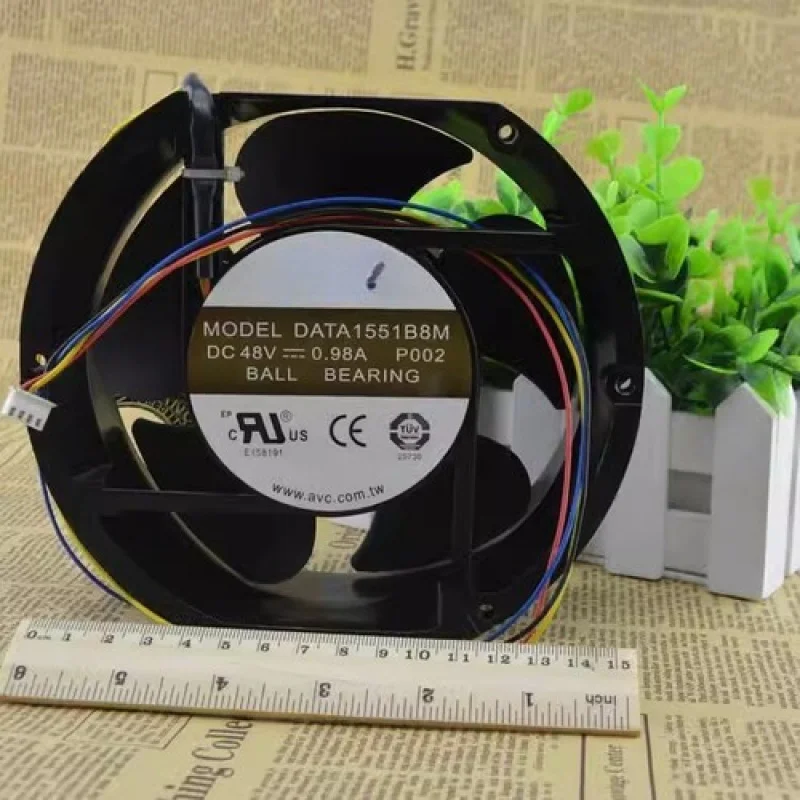 

N FOR AVC DATA1551B8M 48V 0.98A 17251 17cm 4pin Metal Cooling Fan