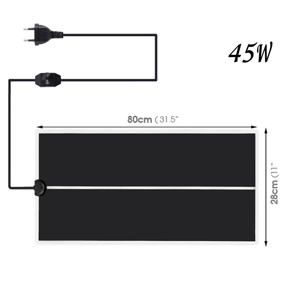 45W Plants Waterproof Heating Pad with Temperature Control Adjustable Controller Seedlings Plant Heating Germination Warm Mat