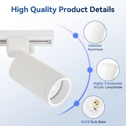 Room Decor GU10 Track Light Led Huishoudapparatuur Keuken Spotlight Armatuur Kledingwinkel Winkel Rail Set Track Plafond Spot Verlichting