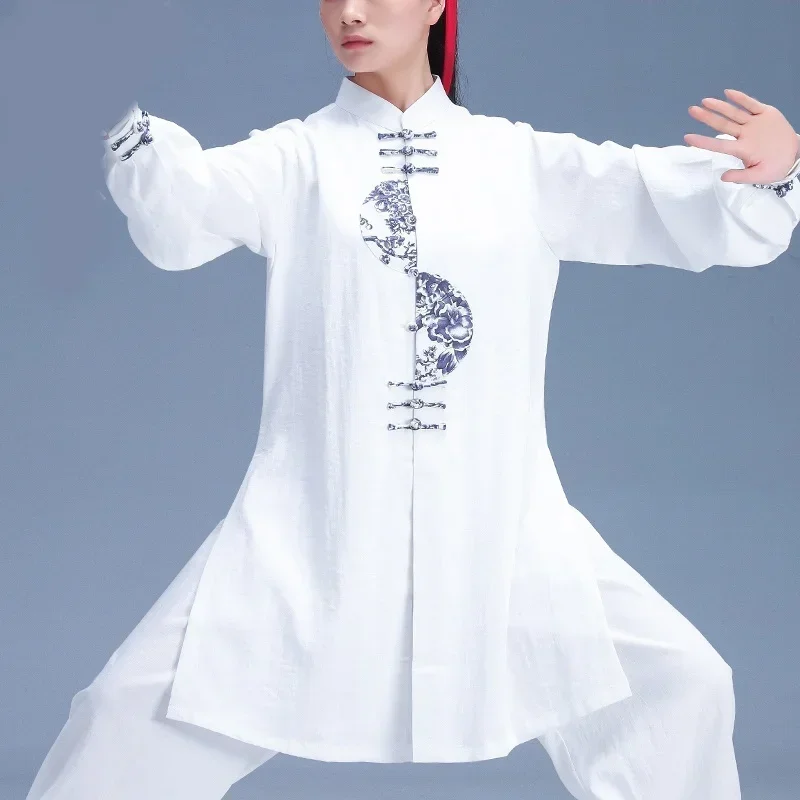 Uniforme de Tai Chi, ropa tradicional china, ropa de Taichi Wushu, traje de artes marciales, ropa deportiva de ejercicio matutino de Kung Fu 1103 MN1