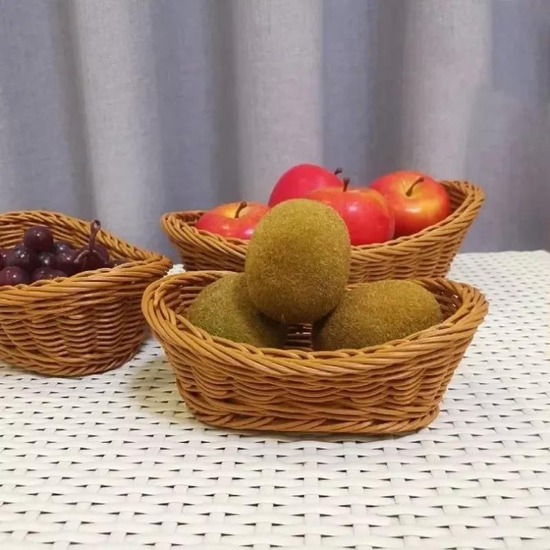 Space Saving Knitted Laundry Basket for Clothes Storage Clear Bread Box Wood Wicker Organizer
