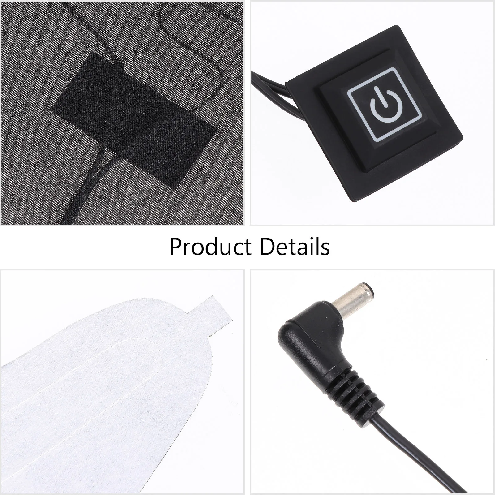 

1Pair Portable Gloves Heating Pad Thermal Winter Gloves Material Anti-Fold Design Glove Heating Pad