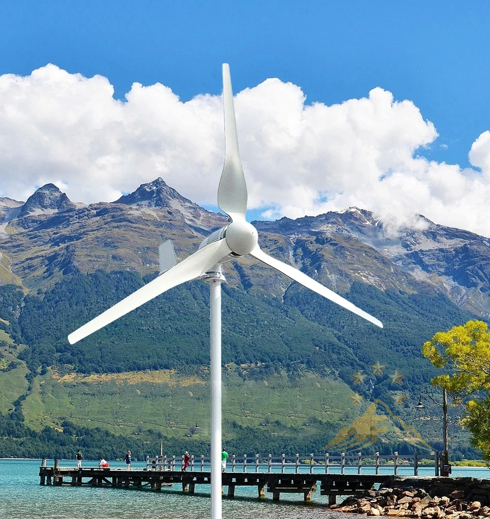 20KW 10KW Horizontal Axis Windmill 15000W 8000W Wind Energy Generator Wind Turbine 12V 24V 48V AC 3 Phase Alternator With MPPT