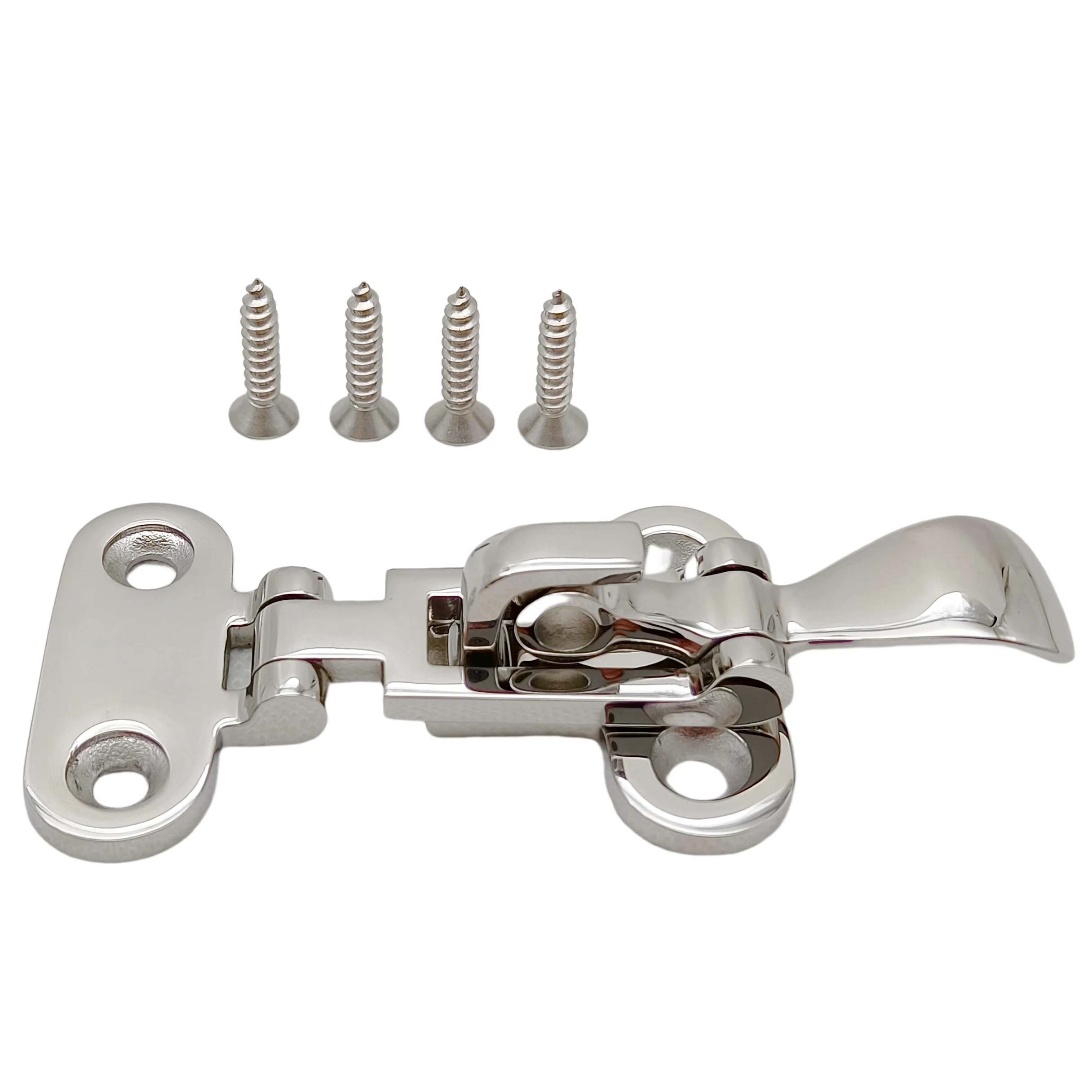 113mm Marine Grade 316 Stainless Steel Lockable Hold Down Clamp Latch