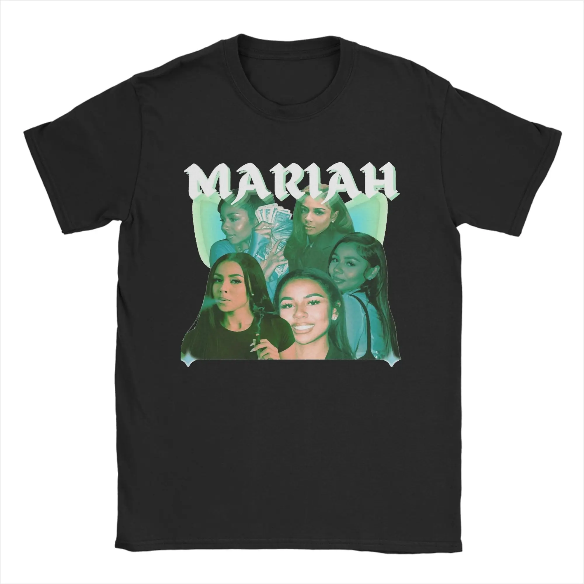 

Printed Mariah the Scientist Vintage T-Shirt Men Cotton Short Sleeve O-neck Summer Top Tee