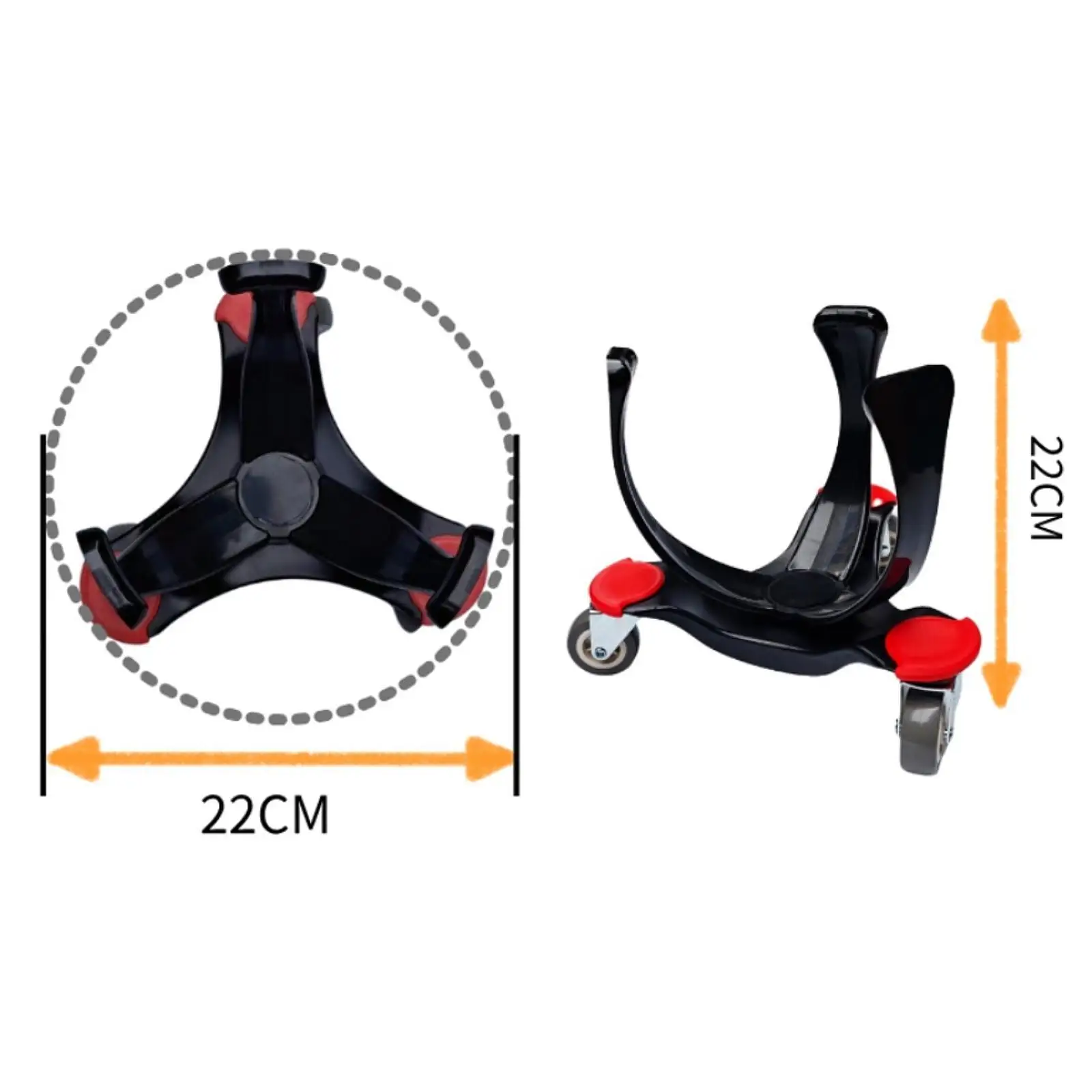 

Low Center Dribbling Sliding Clamp Ball Handling Accessory Dribbling Practice Tool Triangular Force Structure Improve Skills