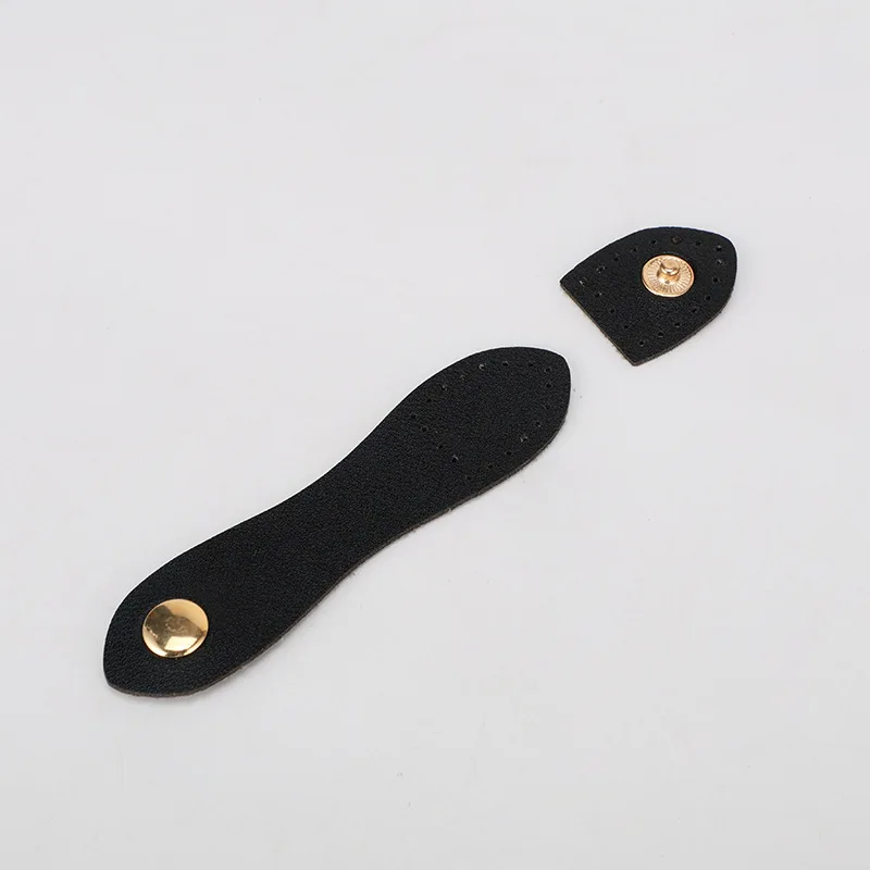 مشبك حقيبة جلد طبيعي مصنوع يدويًا ، مشبك غلق بمشبك للمحفظة ، حزمة بطاقات ، إكسسوارات حقيبة يد سهلة الاستخدام ، جودة عالية ، 1 روض